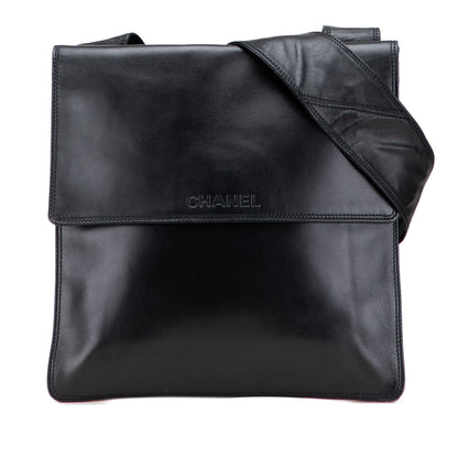 Chanel Gabrielle Lambskin Black Shoulder Bag Style 55
