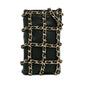 Chanel Gabrielle Lambskin Black Shoulder Bag Style 75
