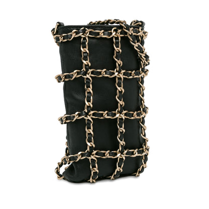 Chanel Gabrielle Lambskin Black Shoulder Bag Style 75