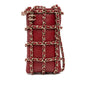 Chanel Gabrielle Lambskin Red Shoulder Bag Style 9