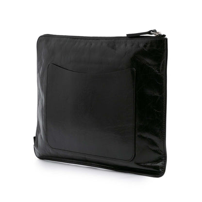 Chanel Large Calfskin Feministe Maize Feminine Pouch