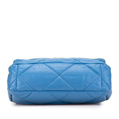 Chanel Gabrielle Lambskin Blue Shoulder Bag Style 8
