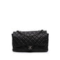 Chanel Large Quilted Caviar Now And Forever Flap