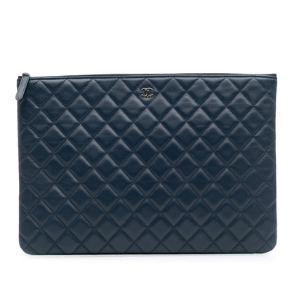Chanel Gabrielle Lambskin Blue Shoulder Bag