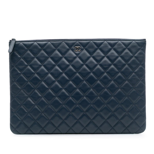 Chanel Gabrielle Lambskin Blue Shoulder Bag