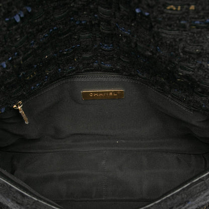 Chanel Gabrielle Tweed Black Shoulder Bag