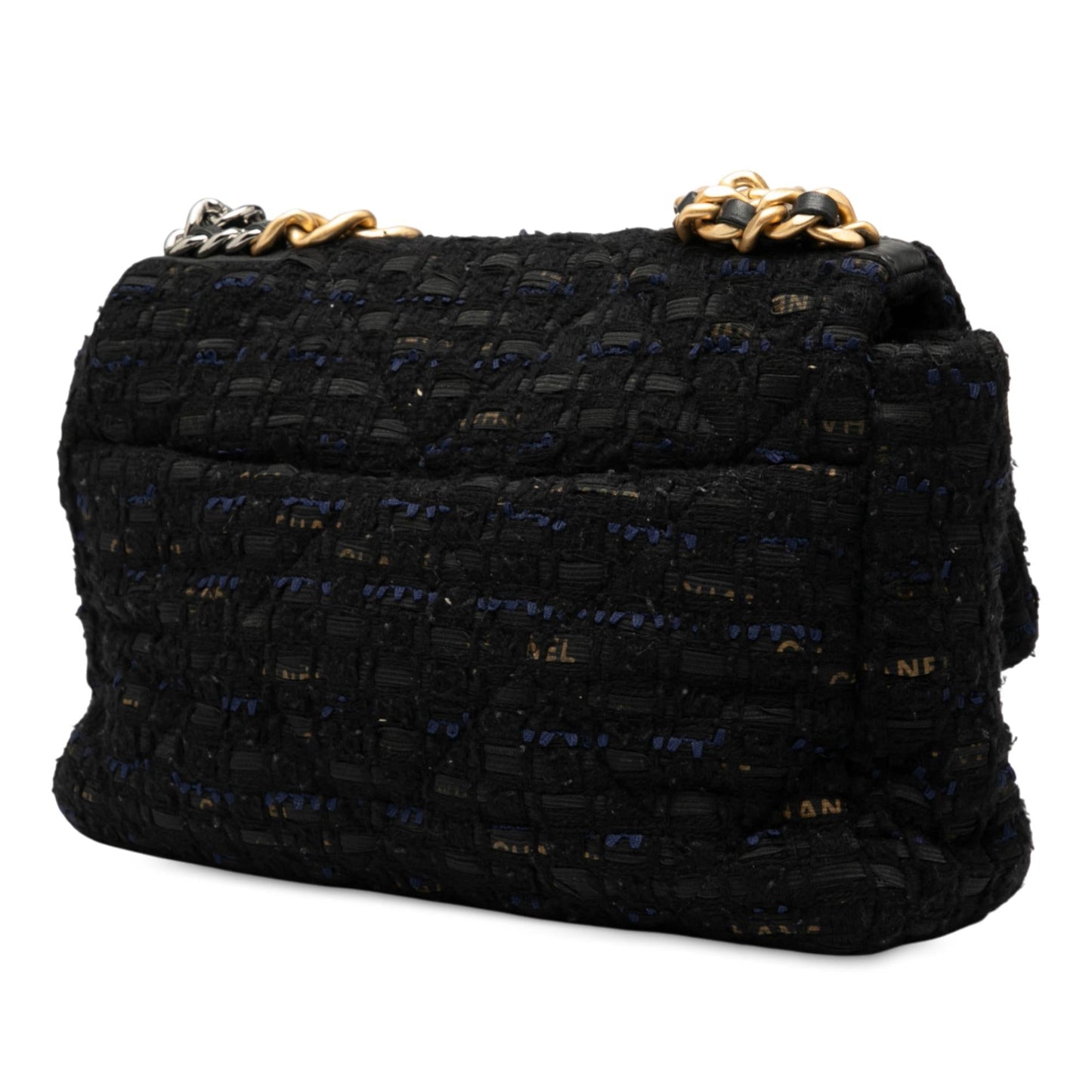 Chanel Gabrielle Tweed Black Shoulder Bag