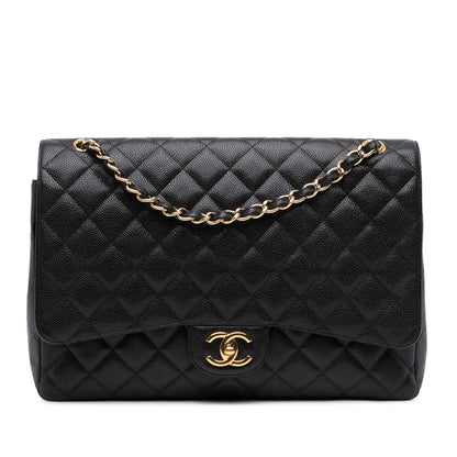 Chanel Gabrielle Caviar Black Shoulder Bag Style 4
