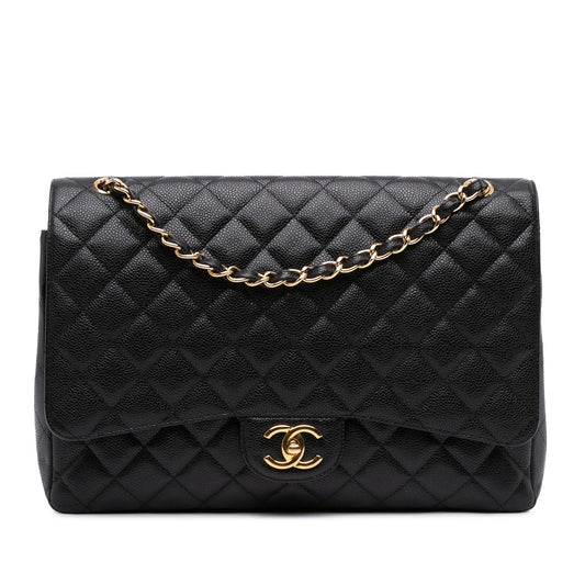 Chanel Gabrielle Caviar Black Shoulder Bag Style 4