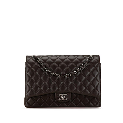 Chanel Gabrielle Lambskin Black Shoulder Bag Style 68