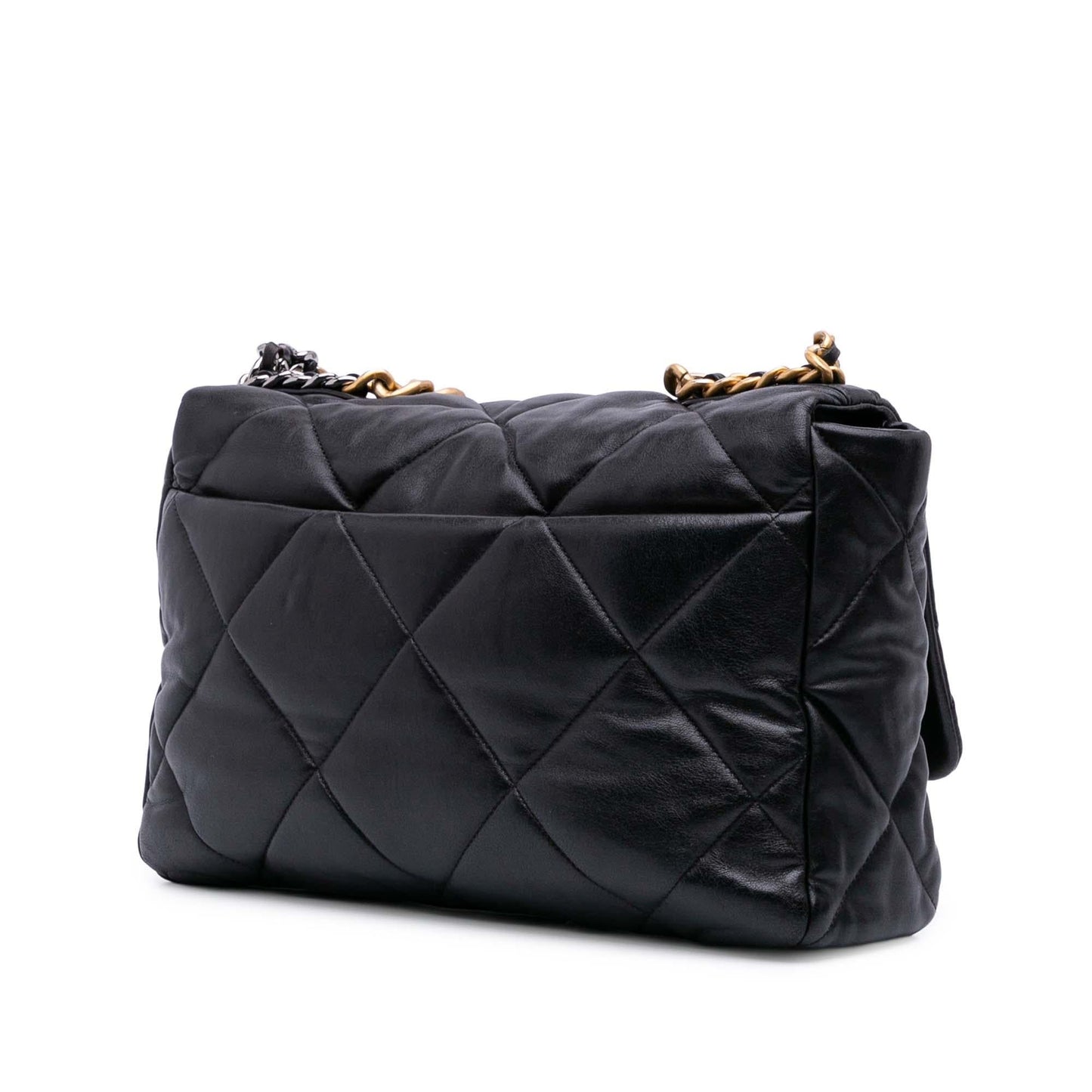 Chanel Gabrielle Lambskin Black Shoulder Bag Style 59