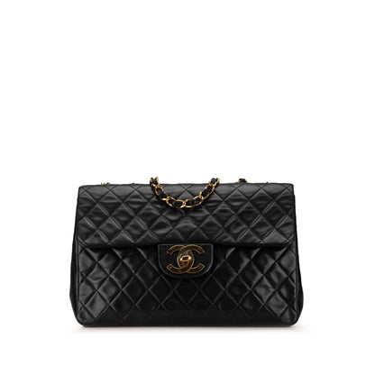 Chanel Gabrielle Lambskin Black Shoulder Bag Style 15