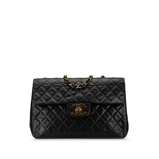Chanel Gabrielle Lambskin Black Shoulder Bag Style 15