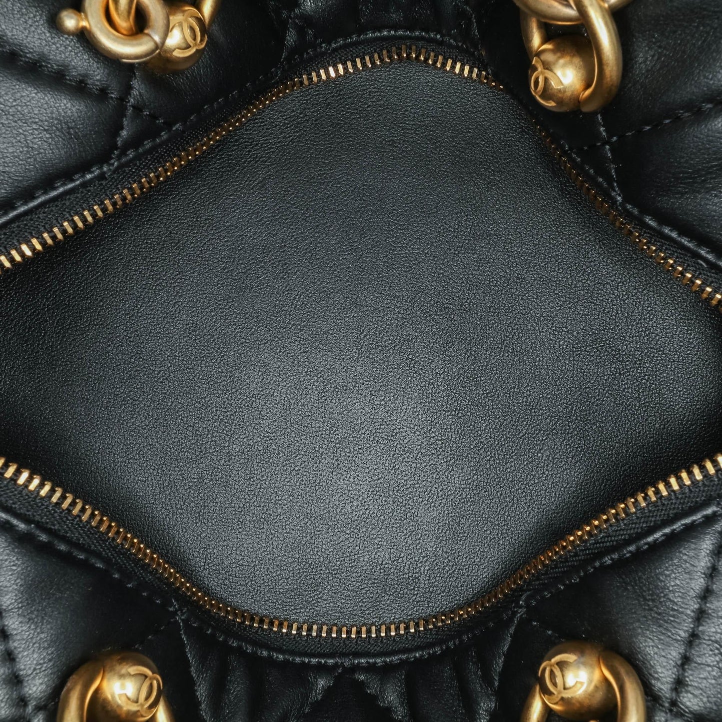 Chanel Métiers D'Art Cc Quilted Lambskin Box Top Handle Satchel
