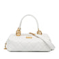 Chanel Métiers D'Art Cc Quilted Lambskin Box With Top Handle Bag