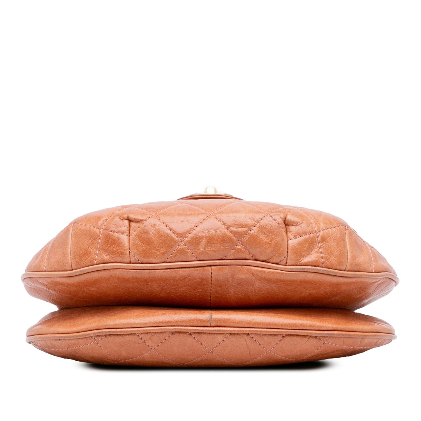 Chanel Medium Aged Calfskin Bubble Cc Flap