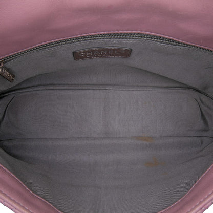 Chanel Medium Bicolor Lambskin And Calfskin Cc Chain Flap