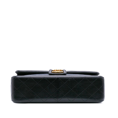 Chanel Medium Bicolor Quilted Lambskin Elegant Cc Flap
