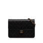 Chanel Medium Cc Quilted Lambskin Half Single Flap