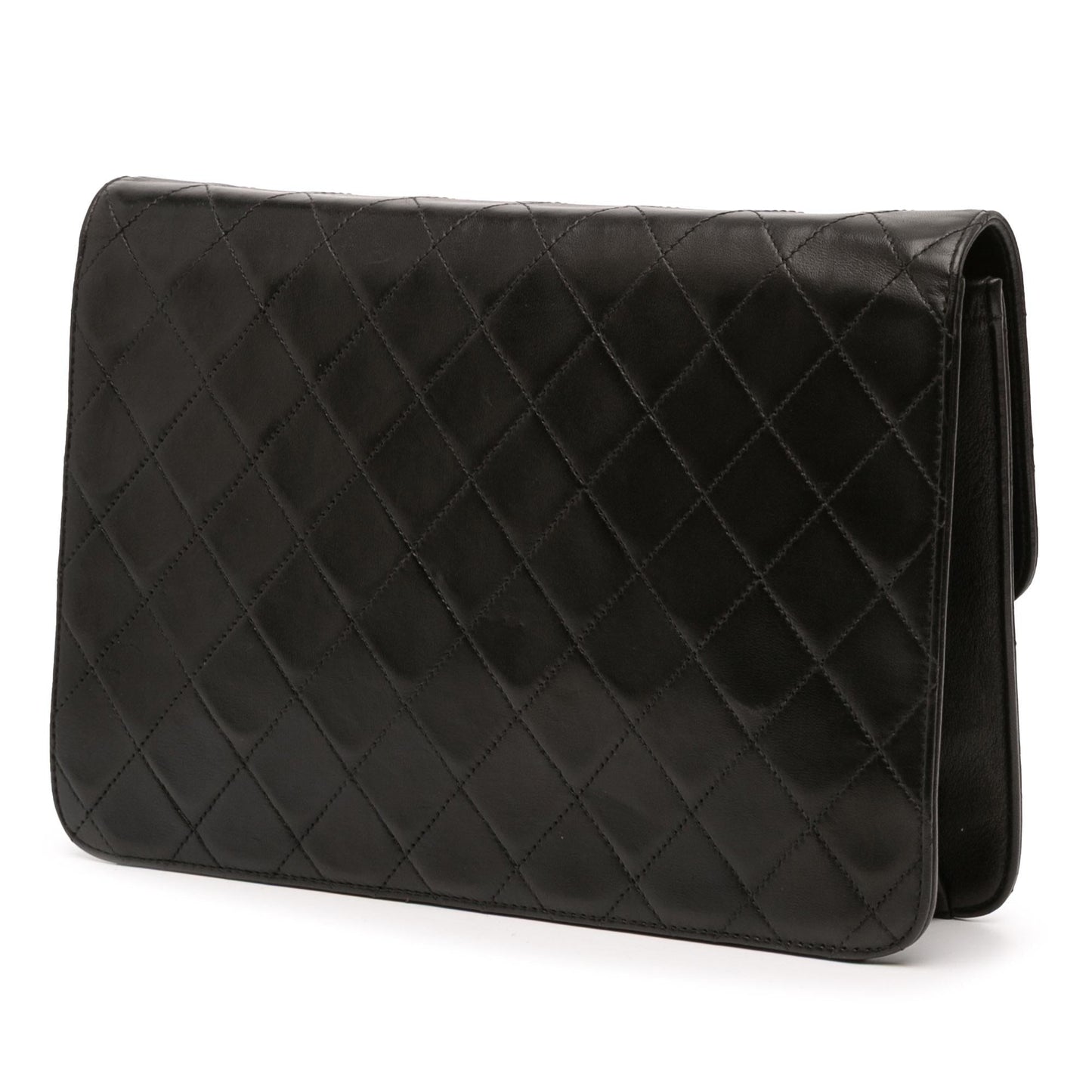 Chanel Gabrielle Lambskin Black Shoulder Bag Style 12
