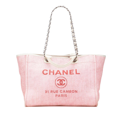 Chanel Medium Canvas Deauville Satchel
