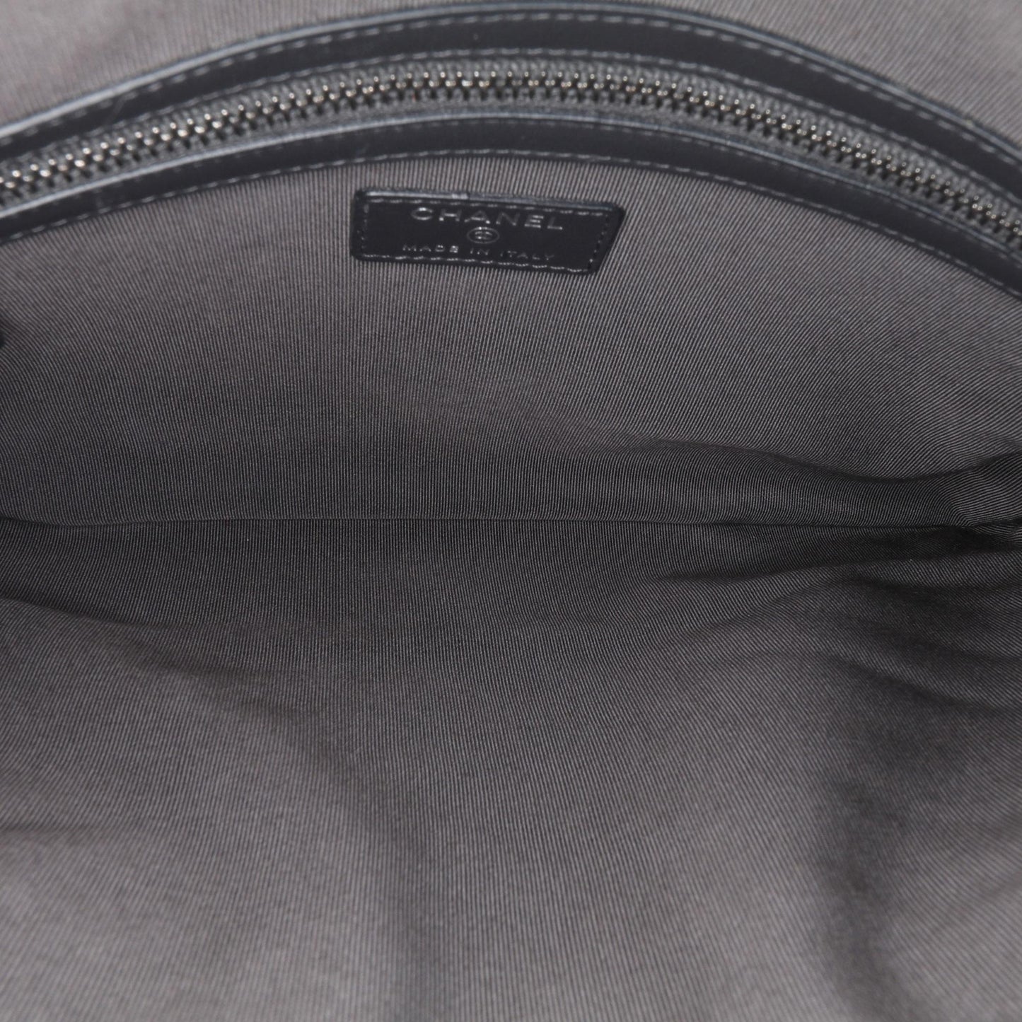 Chanel Medium Chevron Aged Calfskin Gabrielle Cosmetic Clutch