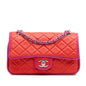 Chanel Medium Classic Bicolor Lambskin Double Flap