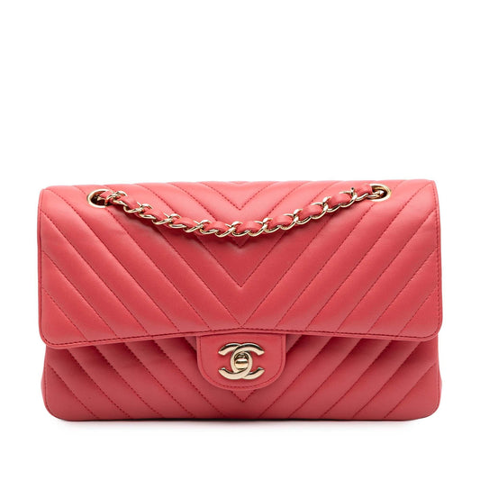 Chanel Gabrielle Lambskin Pink Shoulder Bag Style 13