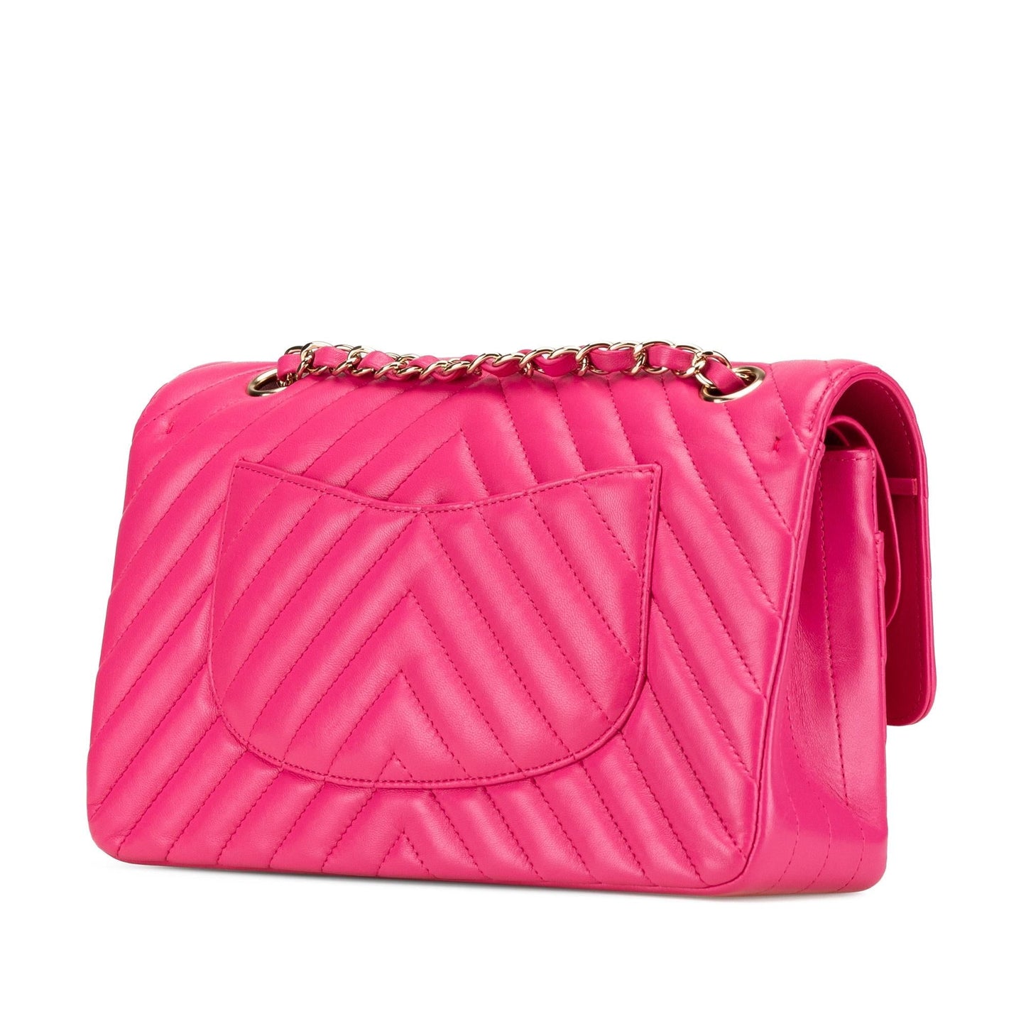 Chanel Gabrielle Lambskin Pink Shoulder Bag Style 15