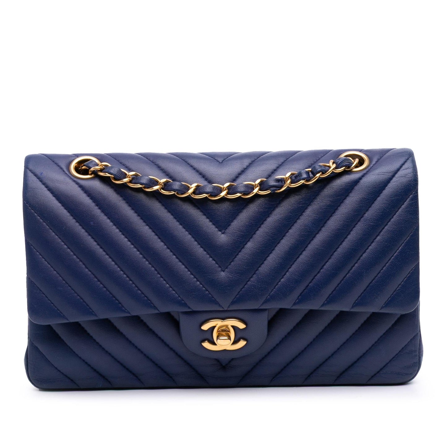 Chanel Gabrielle Lambskin Blue Shoulder Bag Style 7