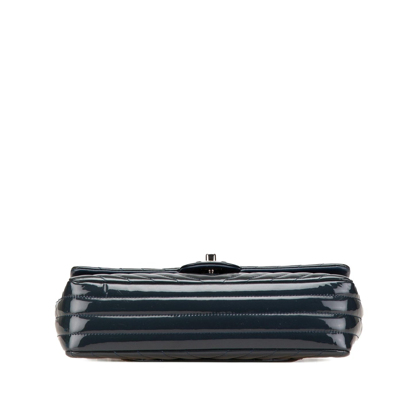 Chanel Gabrielle Patent Leather Blue Shoulder Bag Style 2