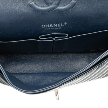 Chanel Gabrielle Patent Leather Blue Shoulder Bag Style 2
