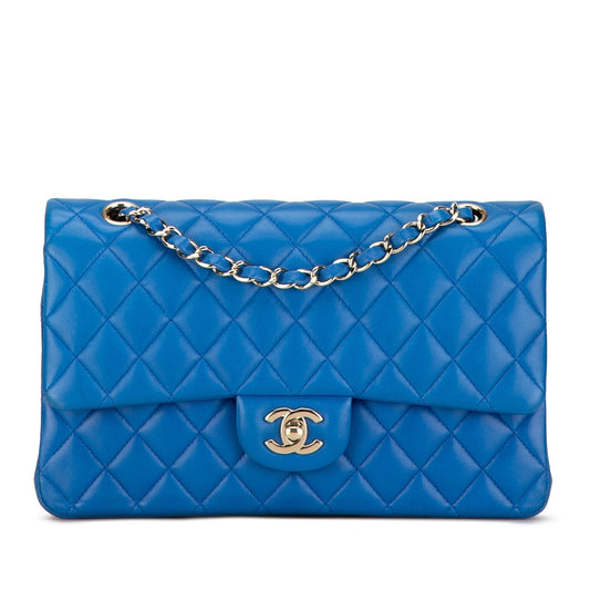 Chanel Gabrielle Lambskin Blue Shoulder Bag Style 12