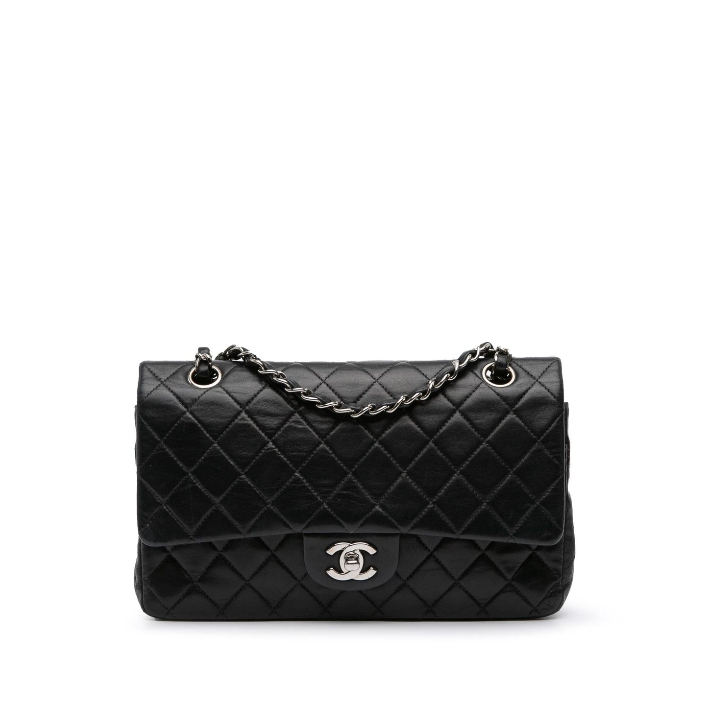 Chanel Gabrielle Lambskin Black Shoulder Bag Style 72