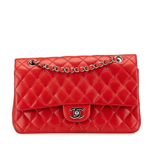 Chanel Gabrielle Lambskin Red Shoulder Bag Style 15