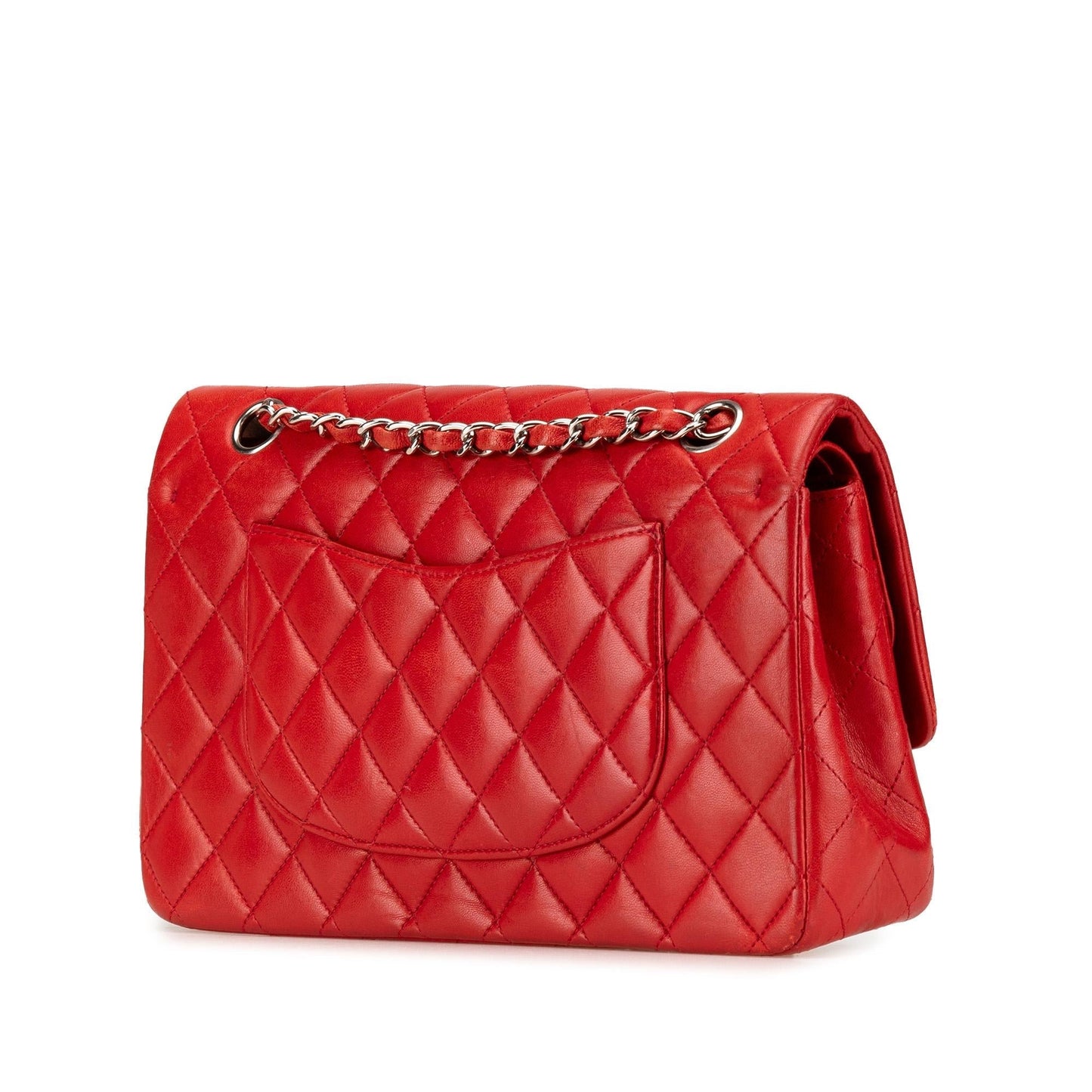 Chanel Gabrielle Lambskin Red Shoulder Bag Style 15