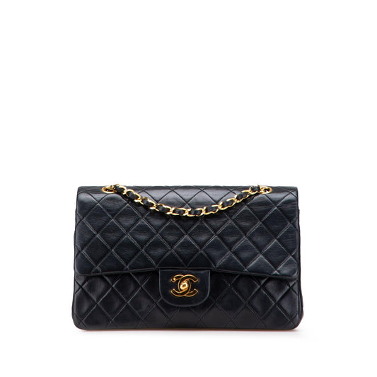 Chanel Gabrielle Lambskin Black Shoulder Bag Style 57