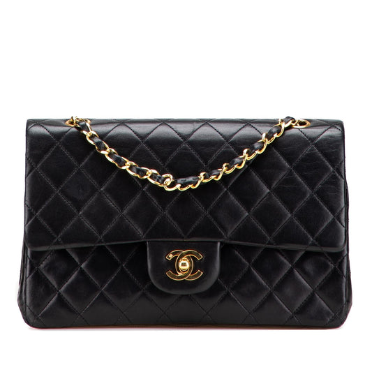 Chanel Gabrielle Lambskin Black Shoulder Bag Style 54