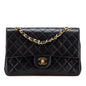 Chanel Gabrielle Lambskin Black Shoulder Bag Style 54
