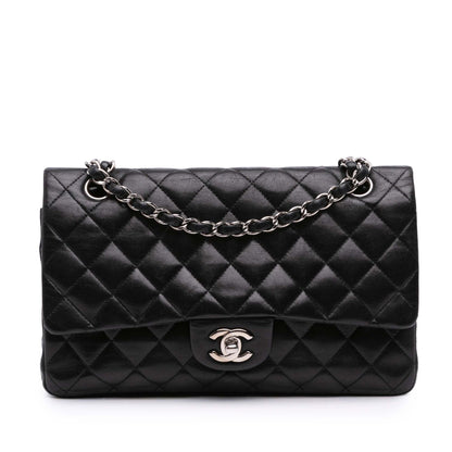 Chanel Gabrielle Lambskin Black Shoulder Bag Style 39