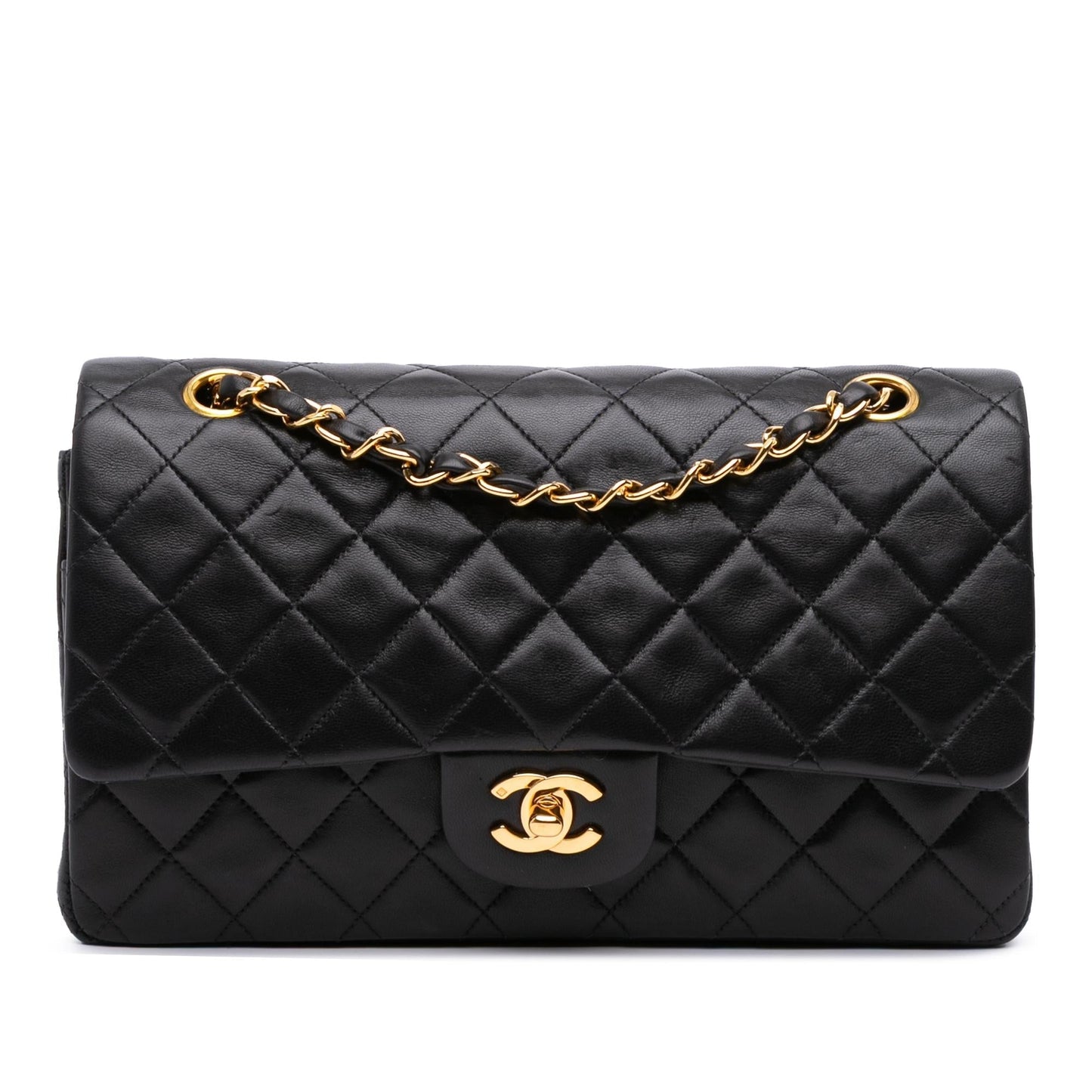 Chanel Gabrielle Lambskin Black Shoulder Bag Style 29