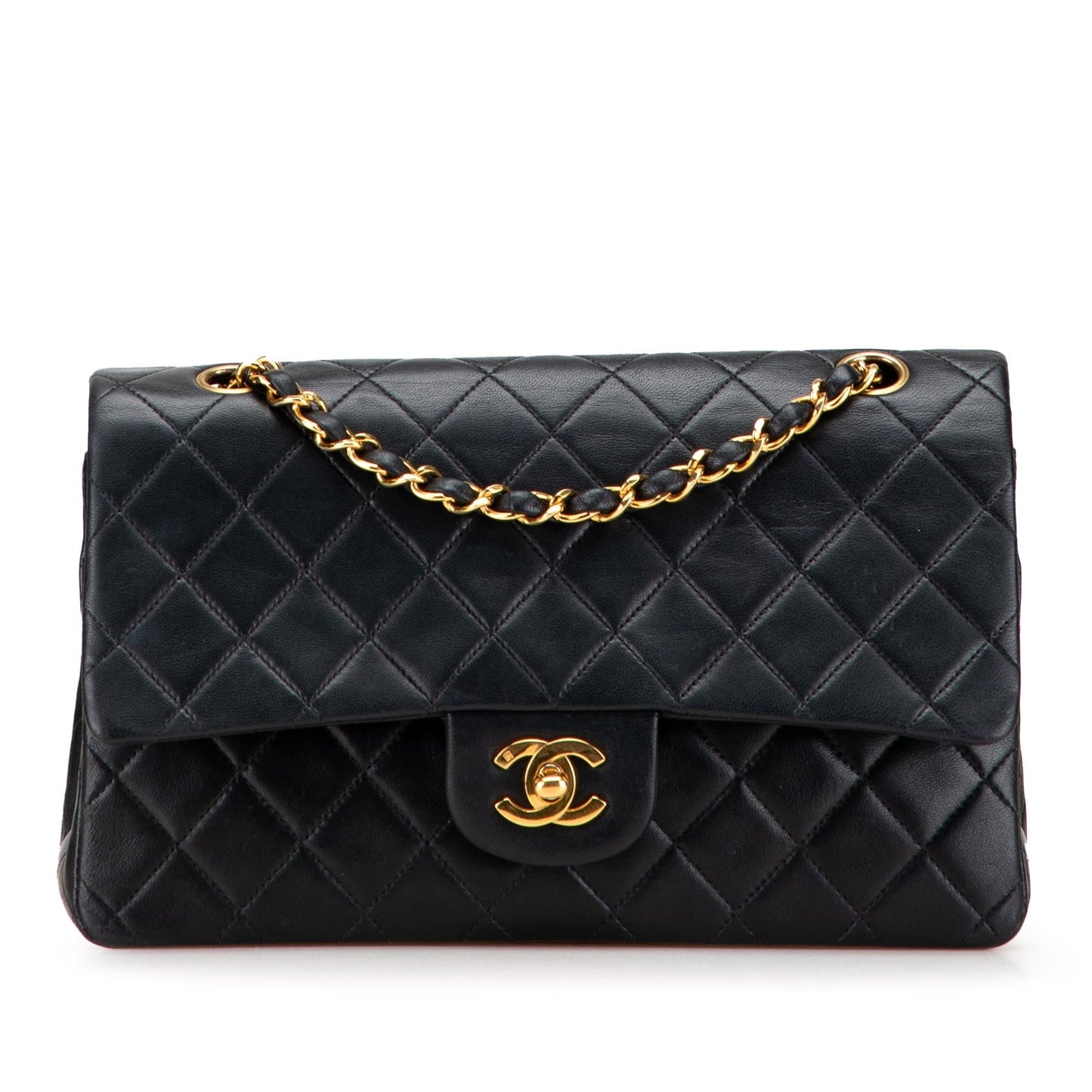 Chanel Gabrielle Lambskin Black Shoulder Bag Style 27
