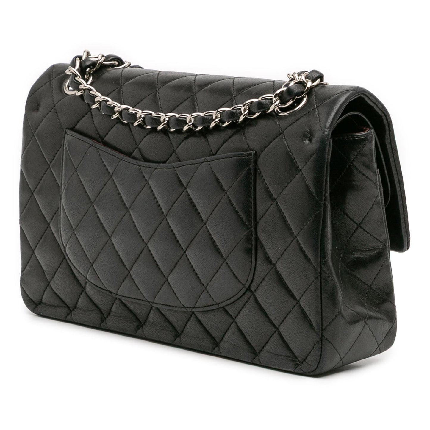 Chanel Gabrielle Lambskin Black Shoulder Bag Style 24