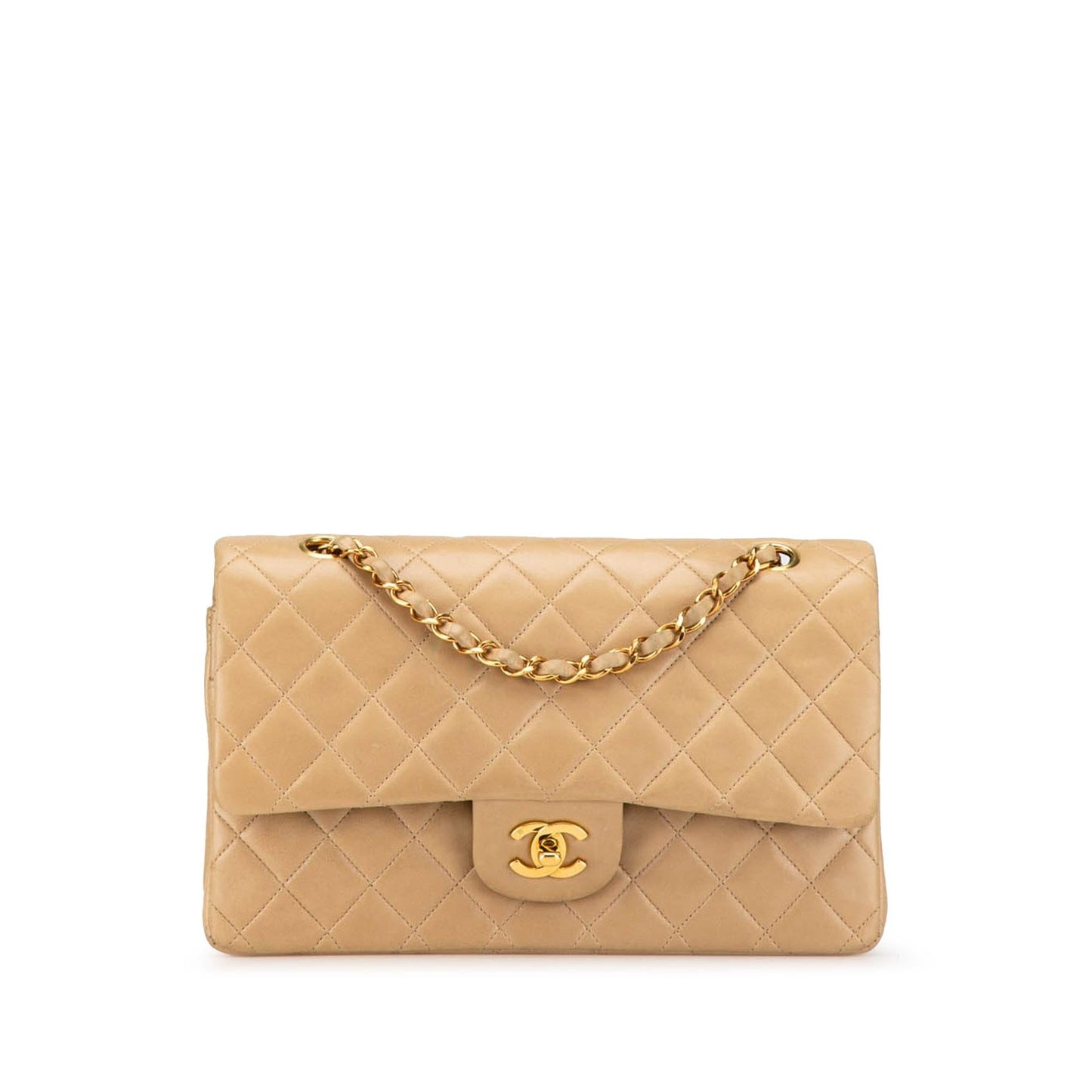 Chanel Gabrielle Lambskin Brown Shoulder Bag Lambskin