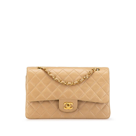 Chanel Gabrielle Lambskin Brown Shoulder Bag Lambskin