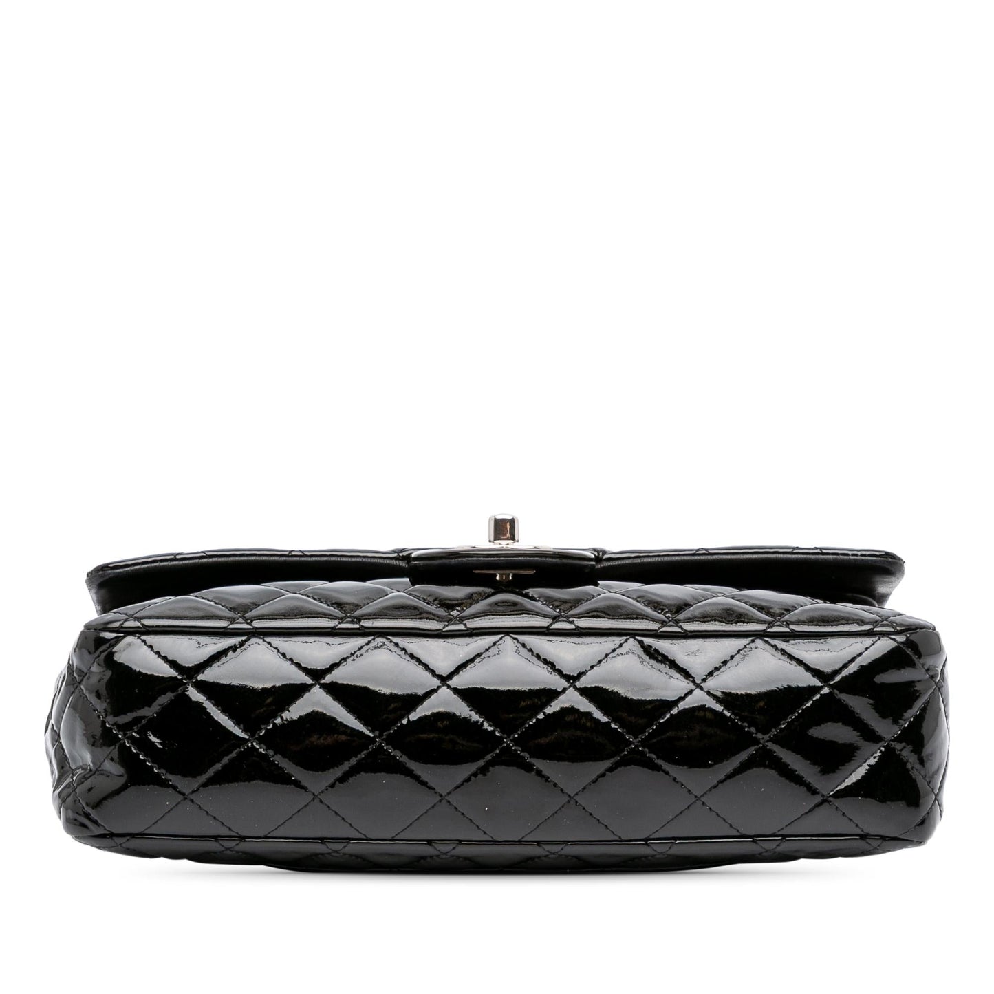 Chanel Gabrielle Patent Leather Black Shoulder Bag Style 23