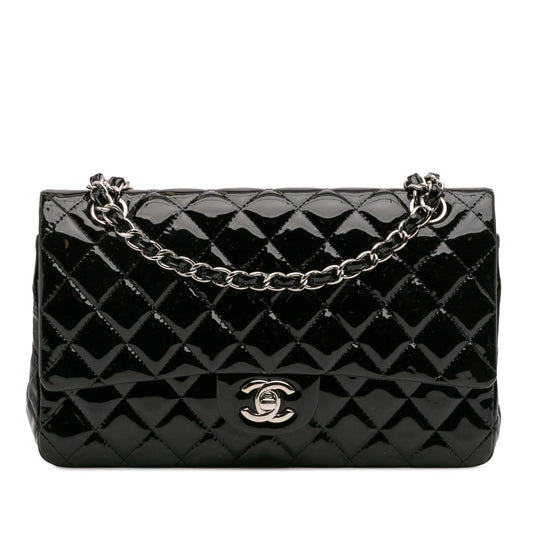 Chanel Gabrielle Patent Leather Black Shoulder Bag Style 4