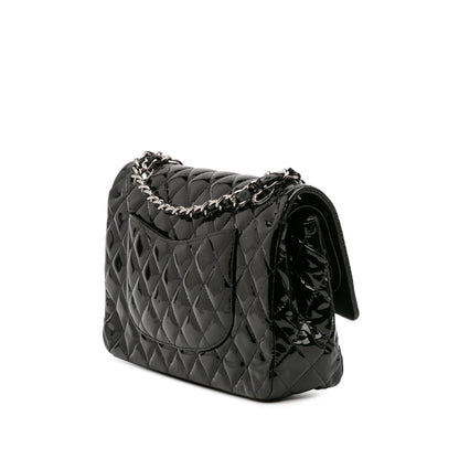 Chanel Gabrielle Patent Leather Black Shoulder Bag Style 4