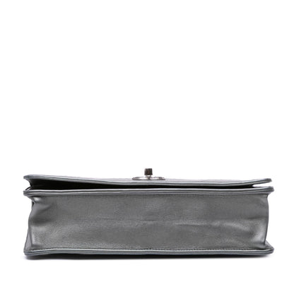 Chanel Medium Embossed Calfskin Propeller Flap