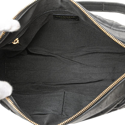 Chanel Medium Lambskin Chocolate Bar Shoulder Bag